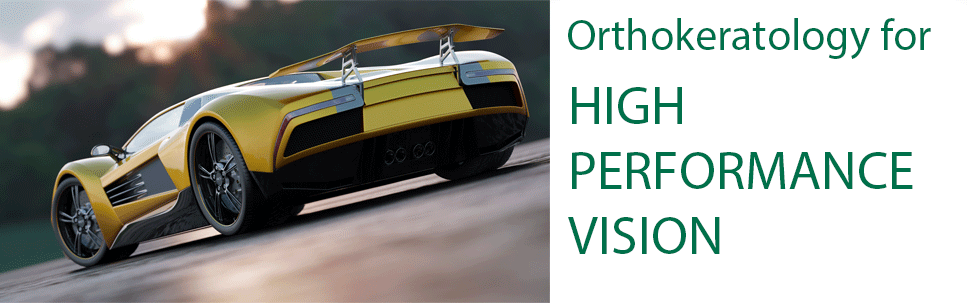 Orthokeratology for high performance vision